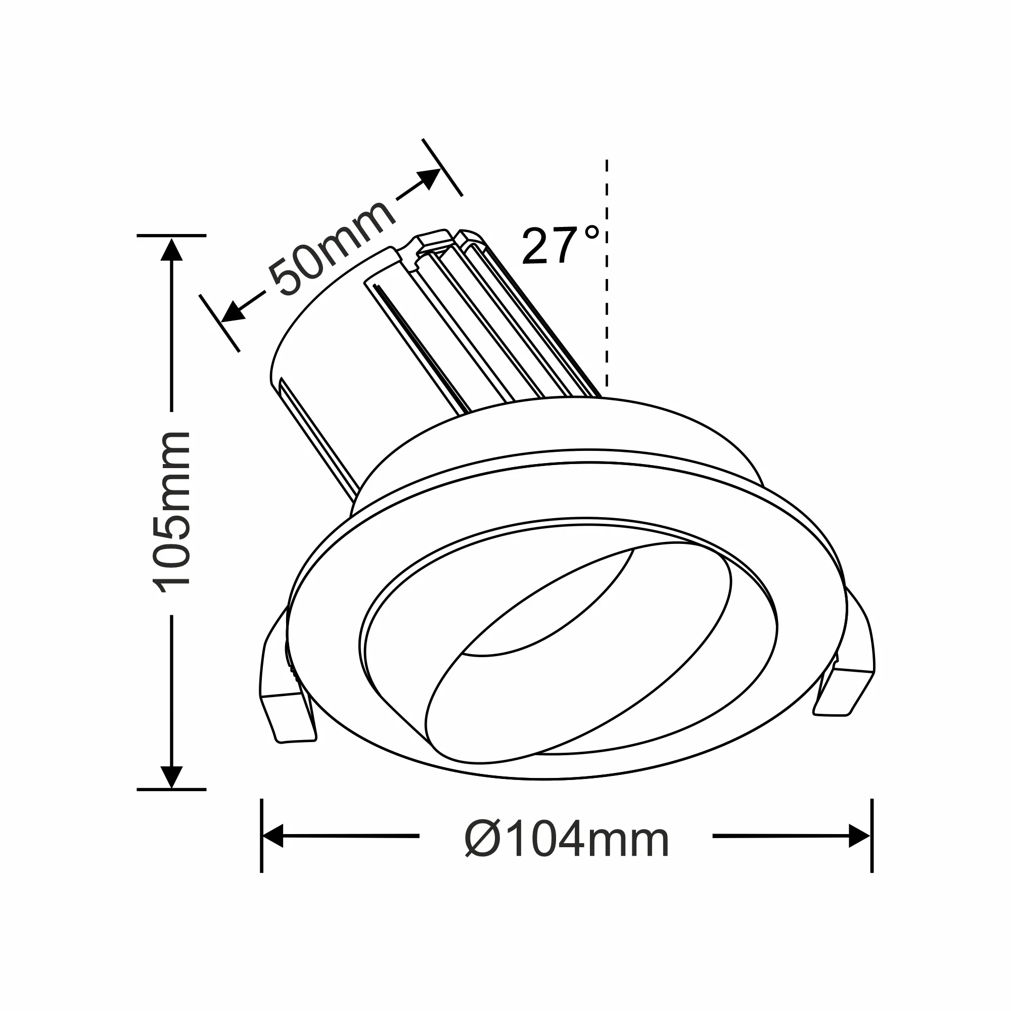 Bonia 9 Recessed Ceiling Luminaires Dlux Round Recess Ceiling